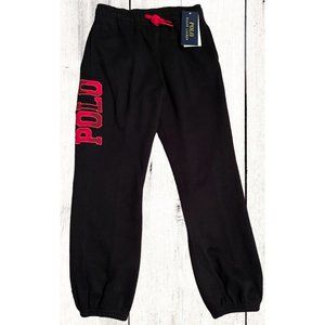 NEW-Polo Ralph Lauren SZ: 6 Boys Joggers Sweat/Lounge Pants Holiday Plaid Logo